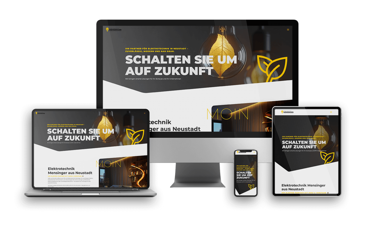 Elektrotechnik Mensinger Webseite